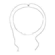 Collier goutte d'étoile minimaliste moderne, résistant au
