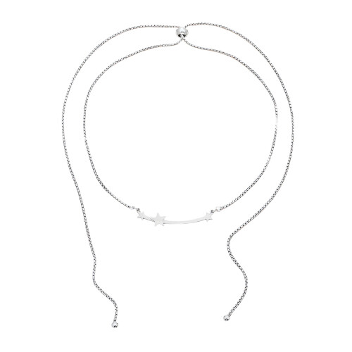 Collier goutte d'étoile minimaliste moderne, résistant au