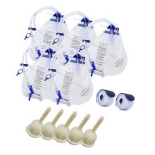 Grote capaciteit 2000 ml wegwerp-Urinezakken 5 urine c