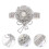 Rhinestone Wrist Corsage for Wedding 3