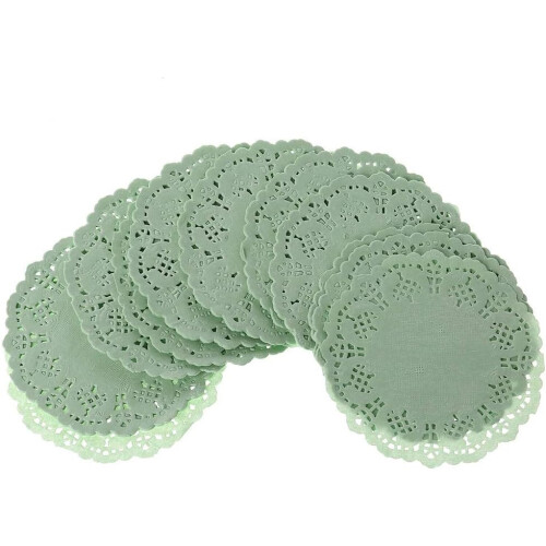 Papierdeckchen mit Blumenmuster, 8,9 cm, 100 Stück 1