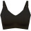 Nursing Maternity Bra Seamless Design Breathable Nylon-Black L 1