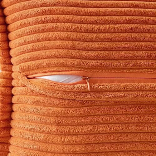 Corduroy kussenslopen 18x18 inch, set van 2 2