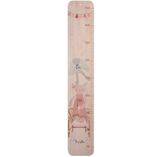 Maïlou Tradition - Holzmaßstab Rosa Maus - DOUDOU ET COMPAGNIE