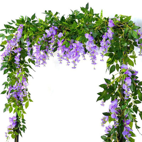 2 Pack Artificial Wisteria Vine Garland 2m
