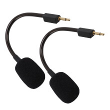 Abnehmbares Mikrofon für BlackShark V2 3,5-mm-Jack Schwarz