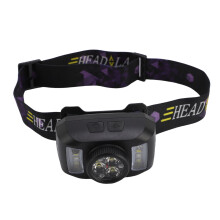 COB LED Stirnlampe 1000 mAh Einheitsgröße Schwarz Tragbar
