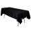 Black Lamour Satin Rectangular Tablecloth 60 x 102 in 3