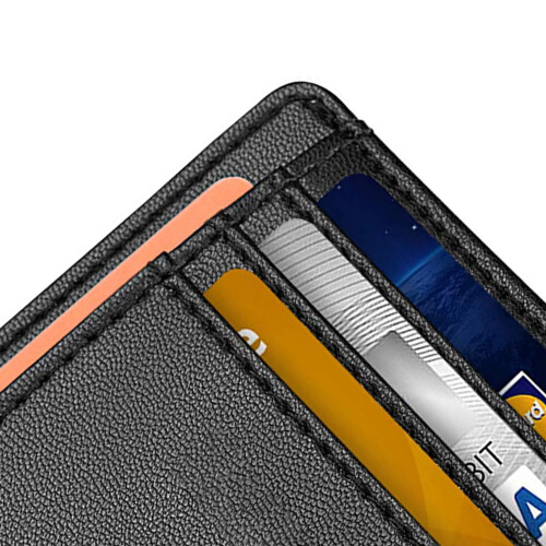 RFID-Kartenhalter aus Leder mit Platz für Airtag 2