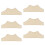 6 Piece Breathable Cotton Polyester Bra Liners Under-khaki 1