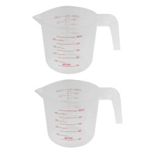 Πλαστικό δοσομετρικό κύπελλο 500ml με λαβή (συσκευασία 2 τεμαχίων)