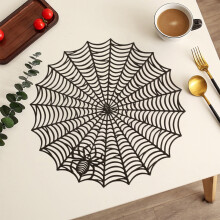 Set de table araignée d'Halloween 38x38cm