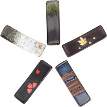 Repose-baguettes japonais en porcelaine, lot de 5
