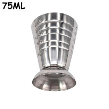 304 rozsdamentes acél mérőpohár 75ml