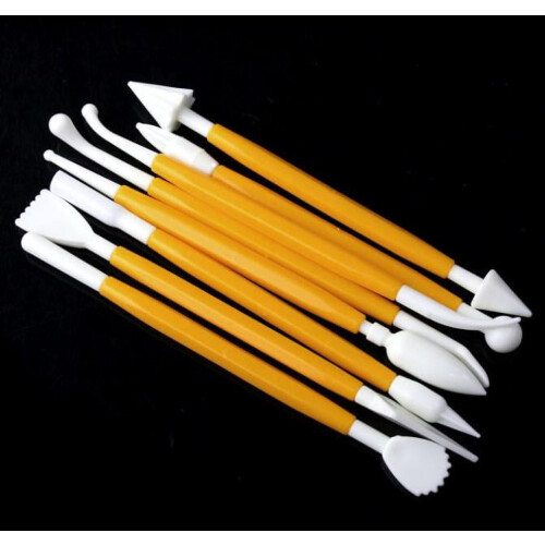 Ensemble de 8 outils de modelage pour fondant et décoration de gâteaux