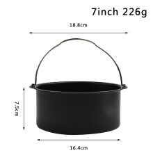 Plaque de cuisson ronde FANJIE pour friteuse Ă air chaud, 18 cm