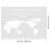 World Map Cake Stencil, PET, 29.5 x 21 cm 4