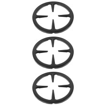 3-Piece Black Iron Gas Stove Pot Rack