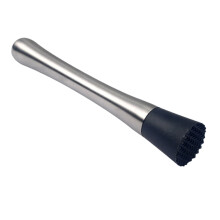 Mortero de acero inoxidable para cócteles, 20,5 cm
