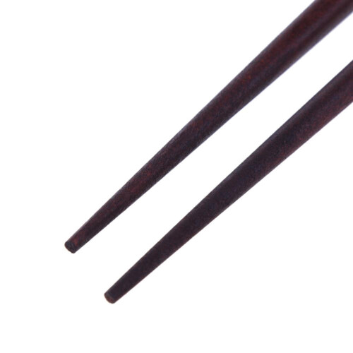 Palillos de madera natural de 23,5 cm (par) 1