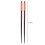 Palillos de madera natural de 23,5 cm (par) 3