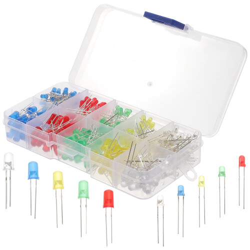 Sada LED diod – kompaktní 2,5x0,5 cm, 1 sada