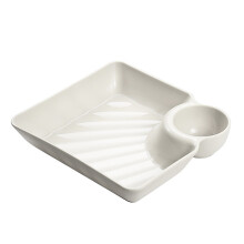 Chip and Dip Bowl with Vinegar Plate PP Tray 1pc