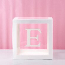 Boîtes cadeaux cubiques transparentes AZ pour anniversaires d'enfants et bébés