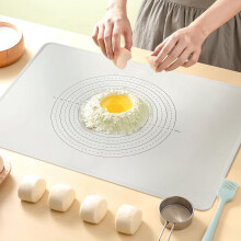 Tapis de pâtisserie en silicone 28 x 20 cm avec bord surélevé
