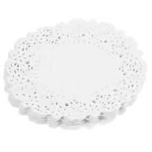 White Paper Doilies 8.5 Inch Round 140 pcs