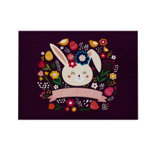 Easter Placemat Cotton Linen Waterproof 1 Piece