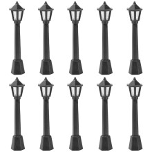 Miniature Street Light Model Resin 10 pcs