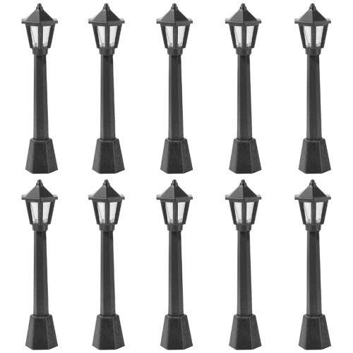 Miniature Street Light Model Resin 10 pcs