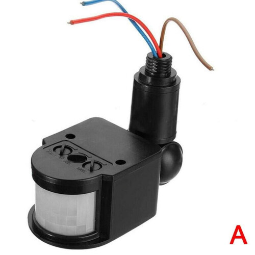 PIR Motion Sensor Switch 180 Rotation ABS