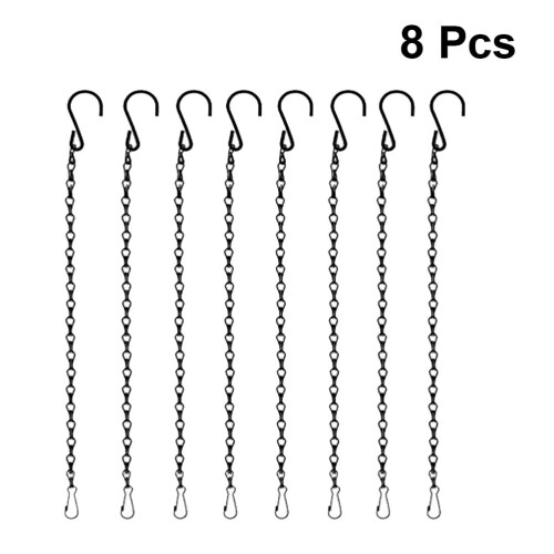 Black Iron Hanging Chain for Bird Feeders and Planters