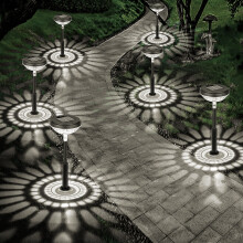 Solar Pathway Lights 6 Pack Dual-Mode LED