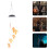 Pumpkin Wind Chime Solar Light Outdoor Decor 1