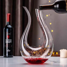 U-förmige Kristall-Weinkaraffe, 1500 ml
