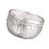 Elegant Silver Aluminum Bowl With Ethnic Pattern Ideal For-8cm 1