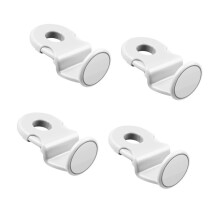 Quick Install Car Hook with Strong ABS Construction-White
