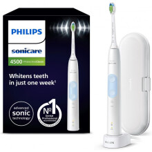 Philips Sonicare ProtectiveClean 4500 Electric Toothbrush, Clean White Sensor Timer Travel Case White HX6839 / 28