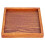Bandeja de té cuadrada de madera maciza18x18x2cm 1