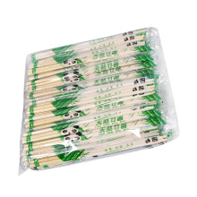 Palillos desechables de bambú natural (100 unidades)