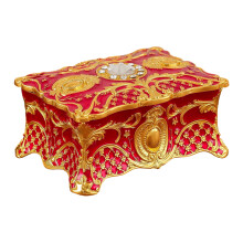 Europese stijl sieraden organisatoren antieke emaille-Rood