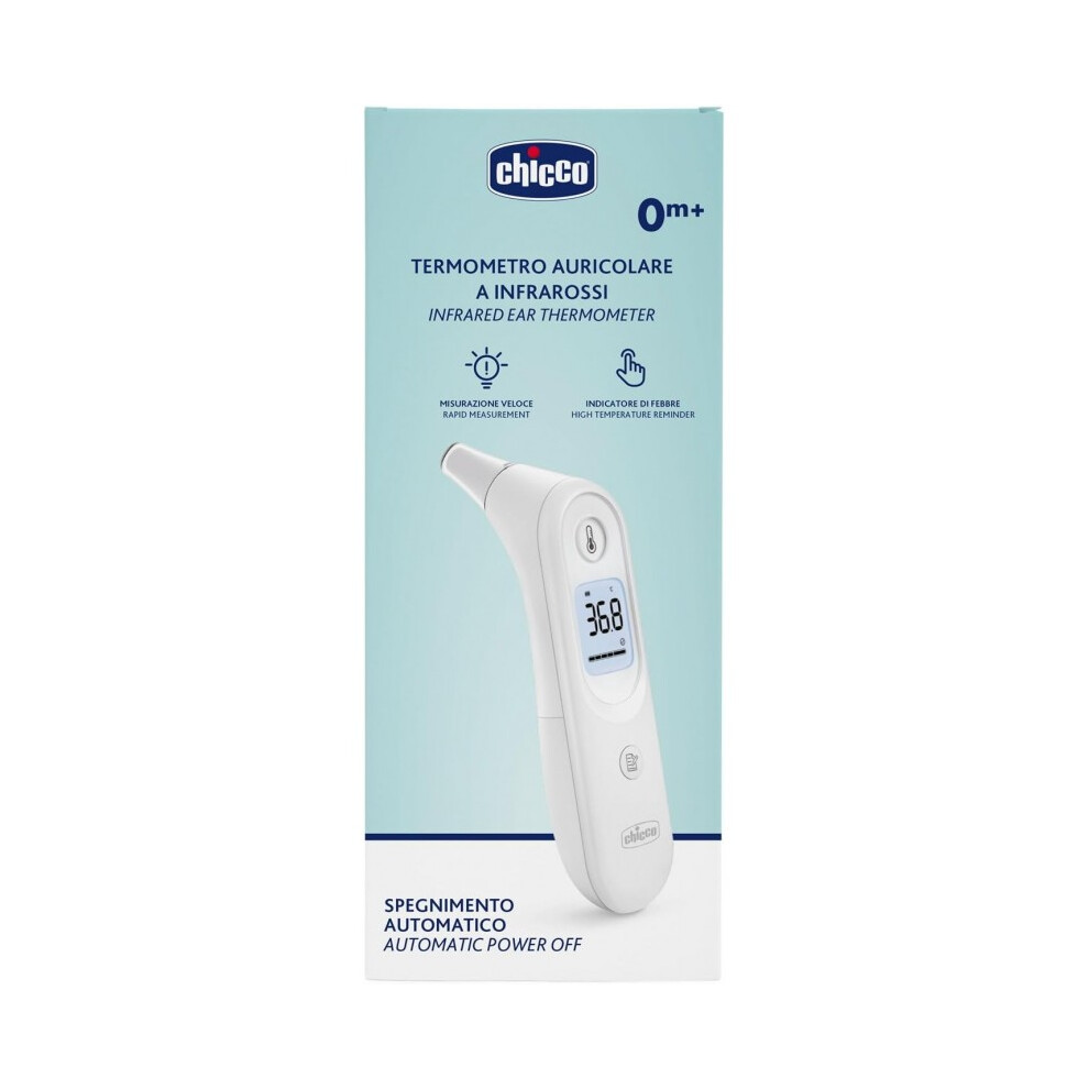 Chicco Infrared Headset Thermometer, 0 Months +, Instant Temperature Measurement And Precise Fever Indicator Sound