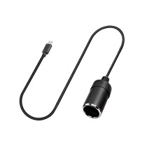 Type C 5V To 12V Car Power Converter Socket Adapter Cable for