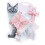 Soft Meshes Cats Harnesses Leashes Breathable Light-pink M 1