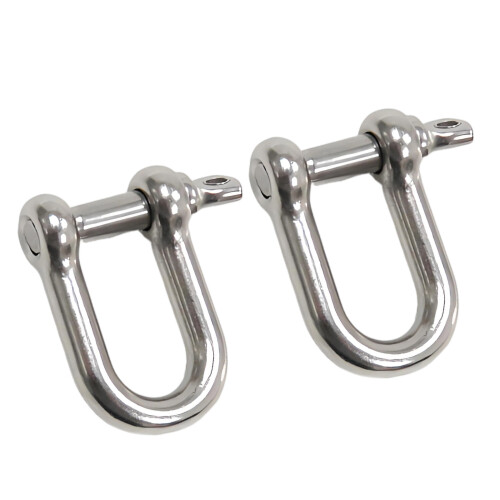 Stainless Diving Light Handle U Shape Connector Clip For-2pcs