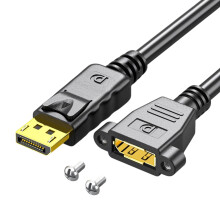 Displayport Extension Cable 4K60Hz Fast Speed 18Gbps For-60CM
