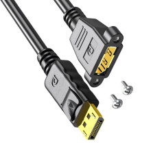 DisplayPort Extension Cable Enhances Shielding Protections-30CM